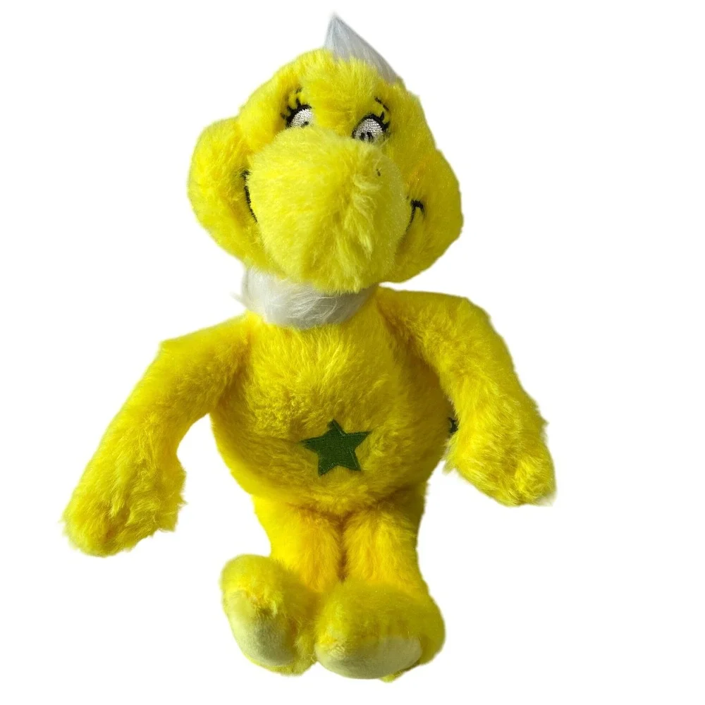 Dr Seuss Yertle the Turtle Plush Toy Character Stuffed Animal Yellow Star‎ Belly